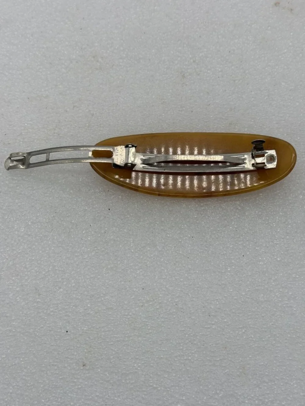 Vintage Faux Tortoiseshell Hair Barrette